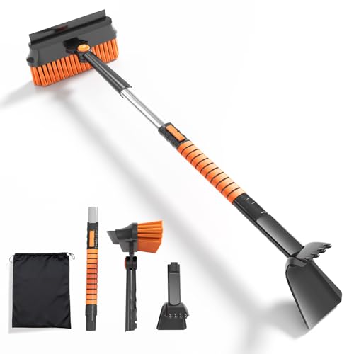42-Inch Snow Brush and Ice Scraper for Cars