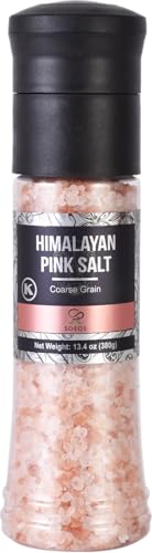 13.4 Oz Himalayan Salt Grinder Refillable Coarse Grain