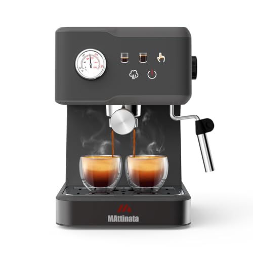 20 Bar Espresso Machine with Milk Frother, 60oz Tank