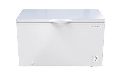 Hamilton Beach HZ4941 14 cu ft Upright Convertible Fridge/Freezer-Frost Free-Reversible Door-Removable Glass Shelves-LED Interior Light, White