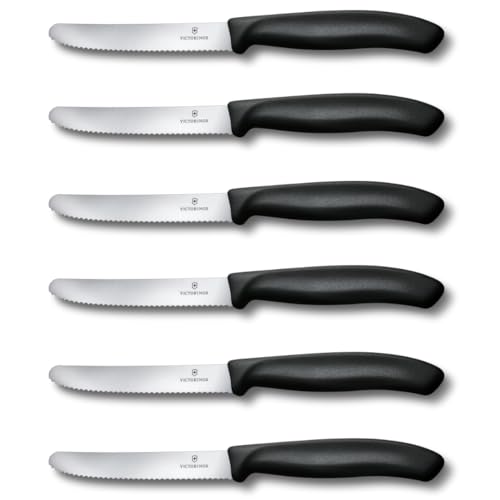 6 Piece Victorinox Serrated Tomato and Table Knife Set