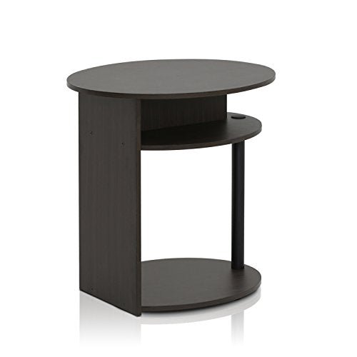 Furinno Oval Accent End Table