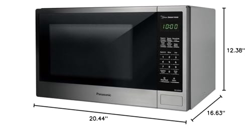 Panasonic NN-SU696S Microwave Oven, 1.3 Cft, Stainless Steel/Silver