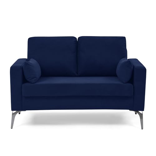FANYE 3 Pieces Living Room Sofa Sets Include Armchair,Loveseat and 3Seaters Couch,Corduroy Upholstered Tufted Sofa&Couch with 4 Pillows and Metal Legs for Home Office Apartment