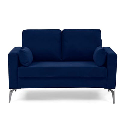 FANYE 3 Pieces Living Room Sofa Sets Include Armchair,Loveseat and 3Seaters Couch,Corduroy Upholstered Tufted Sofa&Couch with 4 Pillows and Metal Legs for Home Office Apartment