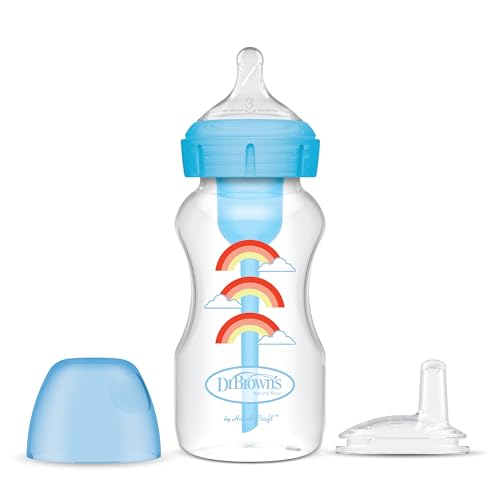 Dr. Brown's Anti-Colic Wide-Neck Sippy Bottle Kit