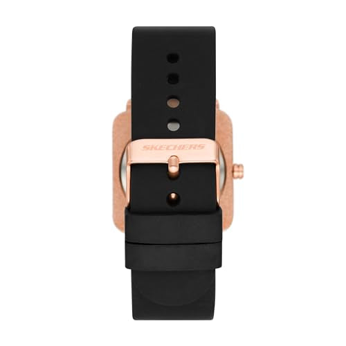Skechers Women's Rose Gold/Black Quartz Watch