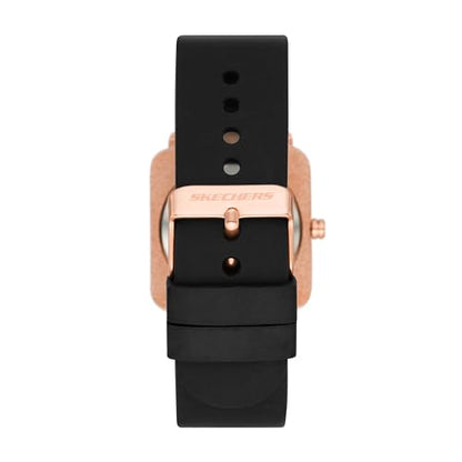 Skechers Women's Rose Gold/Black Quartz Watch