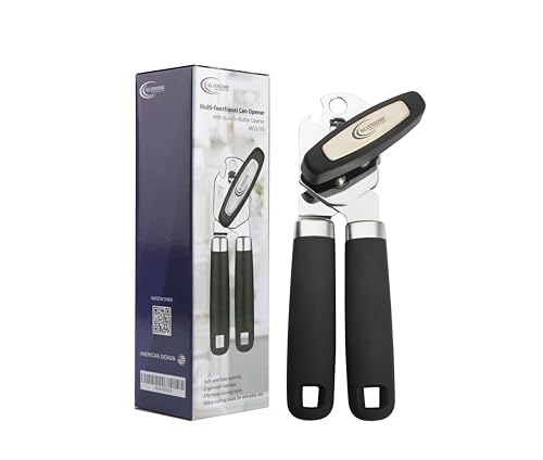 Manual Stainless Steel Can Opener with Bottle Opener