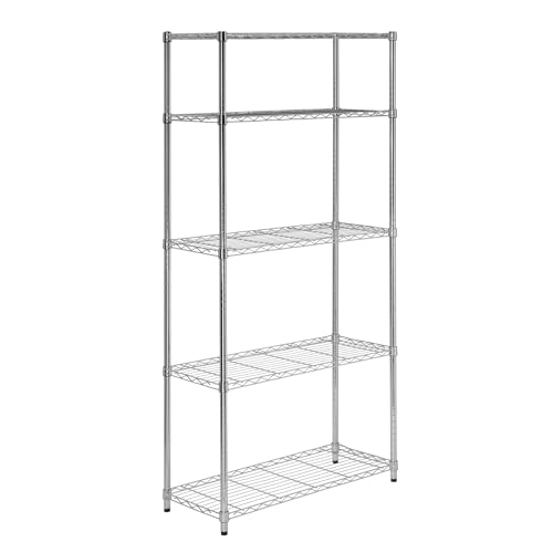5-Tier Heavy Duty Adjustable Metal Storage Rack Shelves