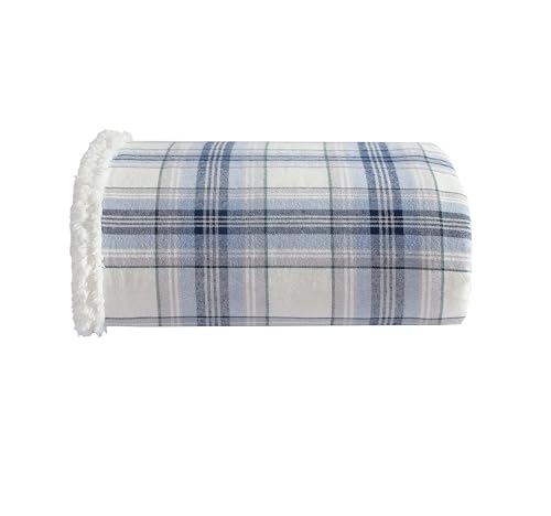 Eddie Bauer Reversible Sherpa Fleece Throw Blanket