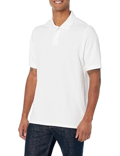 Amazon Essentials Men's Regular-Fit Cotton Pique Polo Shirt