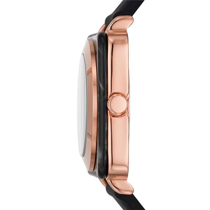 Skechers Women's Rose Gold/Black Quartz Watch