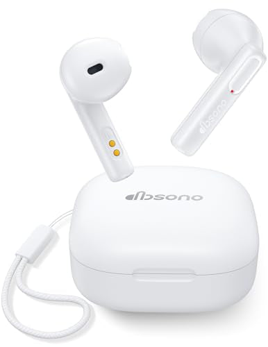 Wireless Bluetooth Earbuds with Mic, Waterproof, 25H Playtime