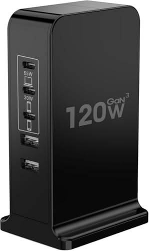 120W 5-Port USB C Charger Station