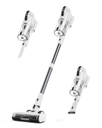 Cordless 600W Stick Vacuum Cleaner with LED Display