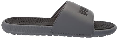 PUMA Cool Cat Sandal Slides Sandal Slides, Cool Dark Gray Black, 3 US Unisex Little Kid