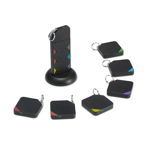 6 Pack Amazon Basics RF Key Finder Trackers