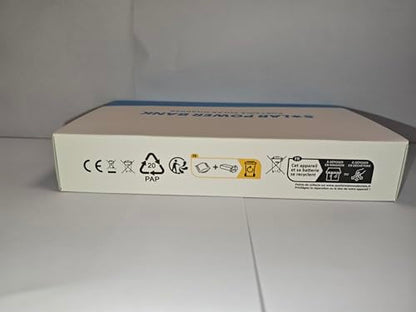 Bilivein Solar Power Bank 26800mAh with Flashlight