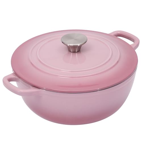 4.8 Qt Enameled Cast Iron Dutch Oven with Lid