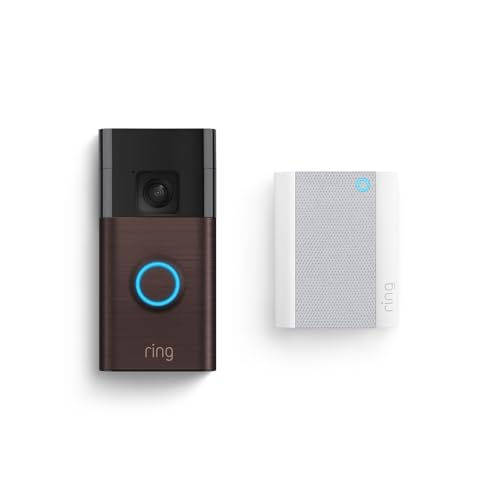 Ring Battery Video Doorbell with Chime Included