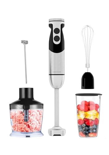 MegaWise 5-in-1 Immersion Hand Blender Set 400W
