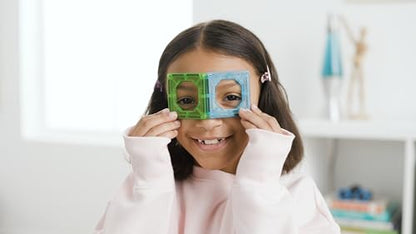 Discovery Kids 100-Piece 3D Magnetic Tile Set