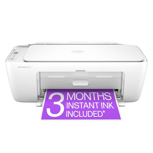 HP DeskJet 2827e Wireless All-in-One Inkjet Printer