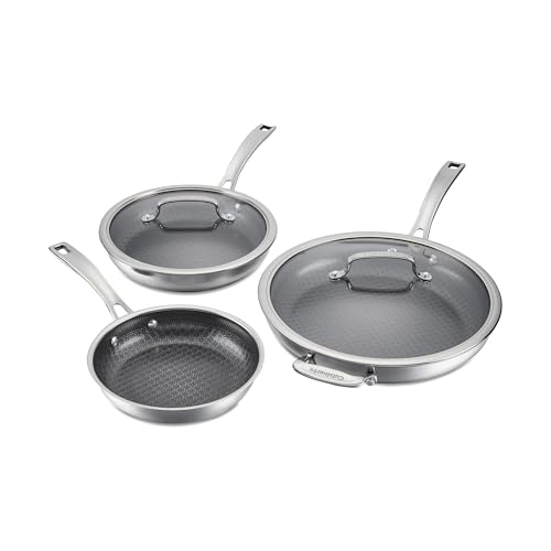 5 Piece Cuisinart Hybrid Nonstick Cookware Set