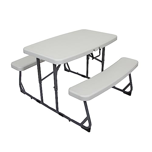 Stansport Compact Kids Picnic Table - White
