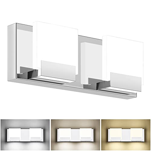 2 Light Dimmable LED Bathroom Vanity Light Fixture