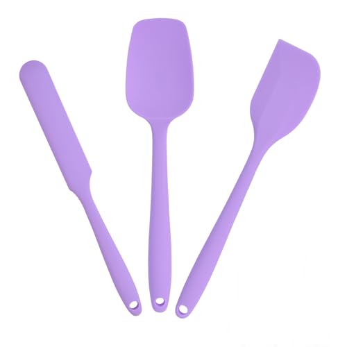 3 Pack Silicone Heat Resistant Spatula Set