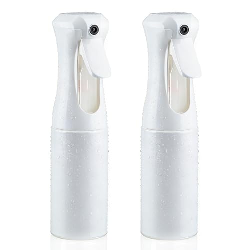 2 Pack 6.8oz Continuous Fine Mist Spray Bottles