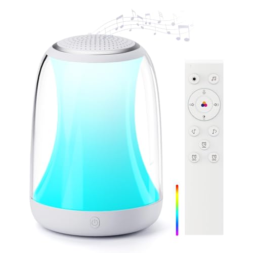 White Noise Sound Machine with Night Light and Remote