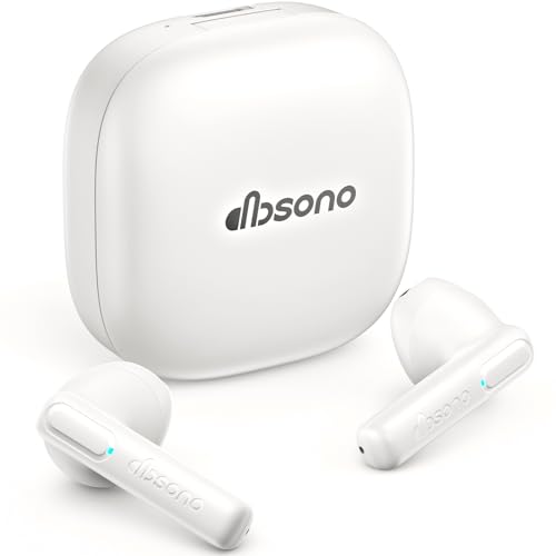 Wireless Bluetooth Earbuds with Mic, Waterproof, 25H Playtime