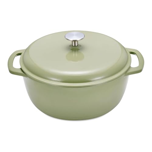 Amazon Basics 6-Quart Enameled Cast Iron Dutch Oven