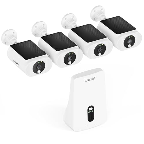 4 Cam 2K Solar Wireless Outdoor Security Camera System