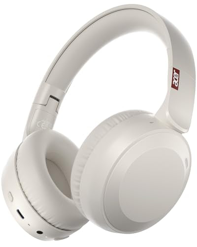 Acer Wireless Bluetooth Over-Ear Headphones 70 Hours Playtime