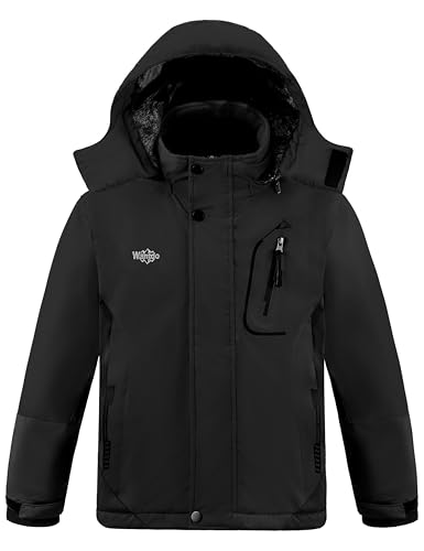 Waterproof Insulated Fleece Boys Ski Jacket