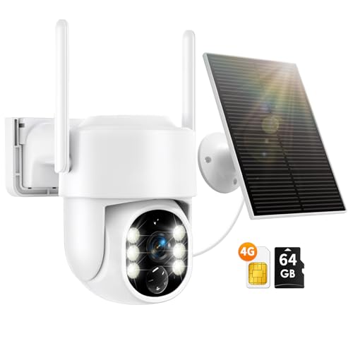 2K Solar 4G LTE Outdoor Security Camera
