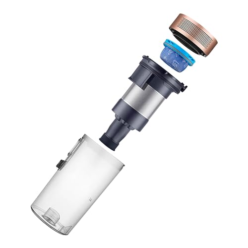 SAMSUNG Jet 60 Pet Cordless Stick Vacuum Cleaner w/ Removable Battery, Advanced Floor Cleaning, Jet Fit Brush to Clean Hardwood, Carpet and Tile, Lightweight Design, VS15A6032R7, Rose Gold