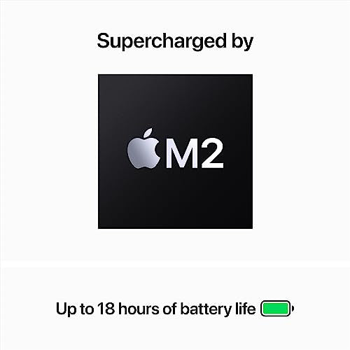 Apple 2023 MacBook Air Laptop with M2 chip: 15.3-inch Liquid Retina Display, 8GB Unified Memory, 512GB SSD Storage, 1080p FaceTime HD Camera, Touch ID. Works with iPhone/iPad; Silver