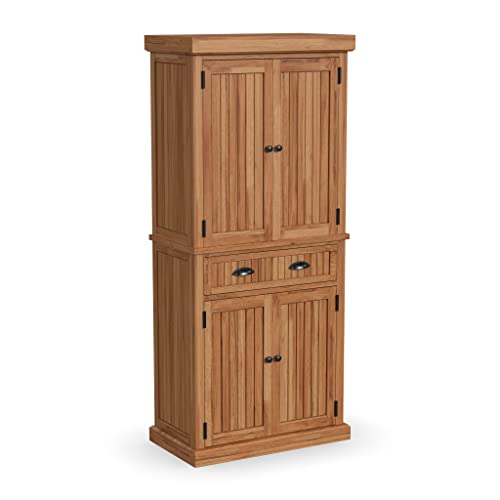 Nantucket Freestanding Wood Kitchen Pantry Cabinet