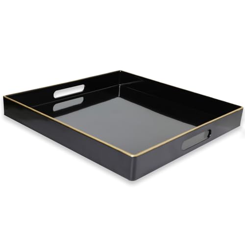 Modern Square Plastic Decorative Serving Tray