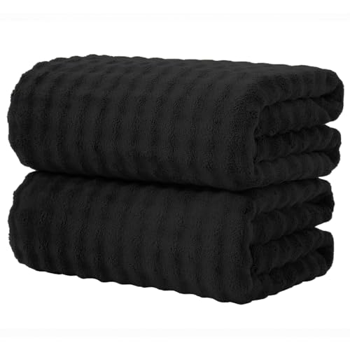 2 Pack Oversized Quick Dry Bath Towels