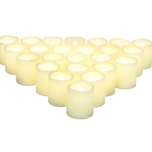 24 Pack Flameless LED Votive Candles