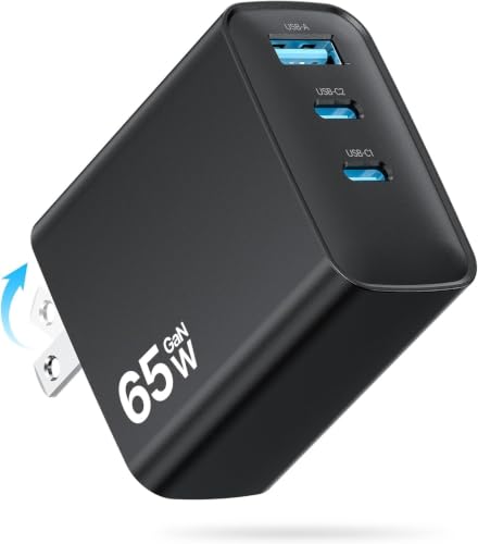 65W USB C Fast Charger Block 3 Port