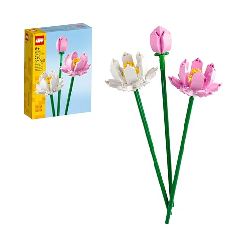 LEGO Lotus Flower Building Set for Kids & Adults