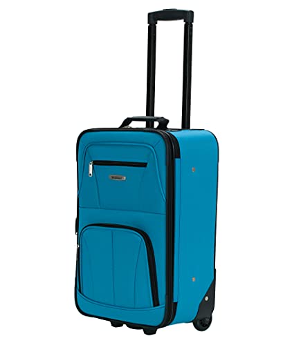 Rockland 2-Piece Expandable Luggage Set, Turquoise