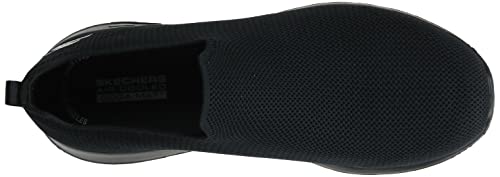Skechers Men's Go Walk Max-Athletic Air Mesh Slip on Walkking Shoe Sneaker,Black/Black/Black,10.5 M US
